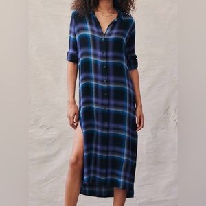 Bella Dahl Rolled Sleeve Duster Dress